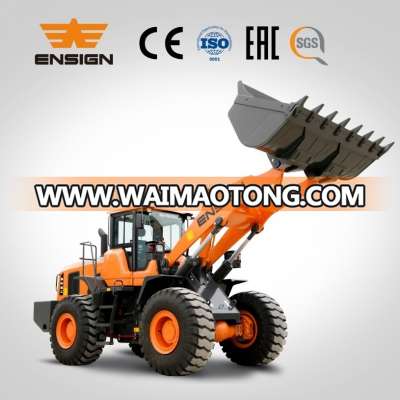 ENSIGN 5 Ton 2.8 CBM Earthmoving construction equipment Front Wheel Loader, with CE for Sale