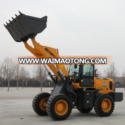 China wheel loader manufacturers ENSIGN brand YX838 with Yunnei engine with standard 1.4 m3 bucket loader