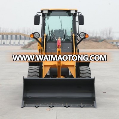 China mini wheel loader ENSIGN brand YX828 with standard boom with Yunnei engine