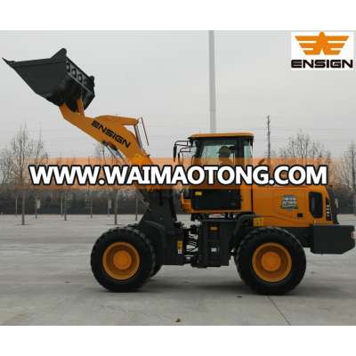 Manufacturer high quality ENSIGN brand 2.5 ton agricultural type small wheel loader YX838