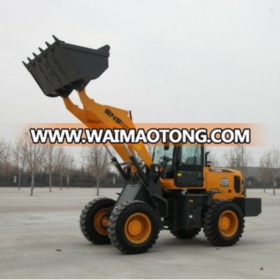 ENSIGN brand 2.5 ton mini front loader YX838 with Yunnei engine with standard 1.4 m3 bucket