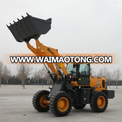 China articulated mini wheel loader ENSIGN brand YX838 with Yunnei engine with standard 1.4 m3 bucket loader